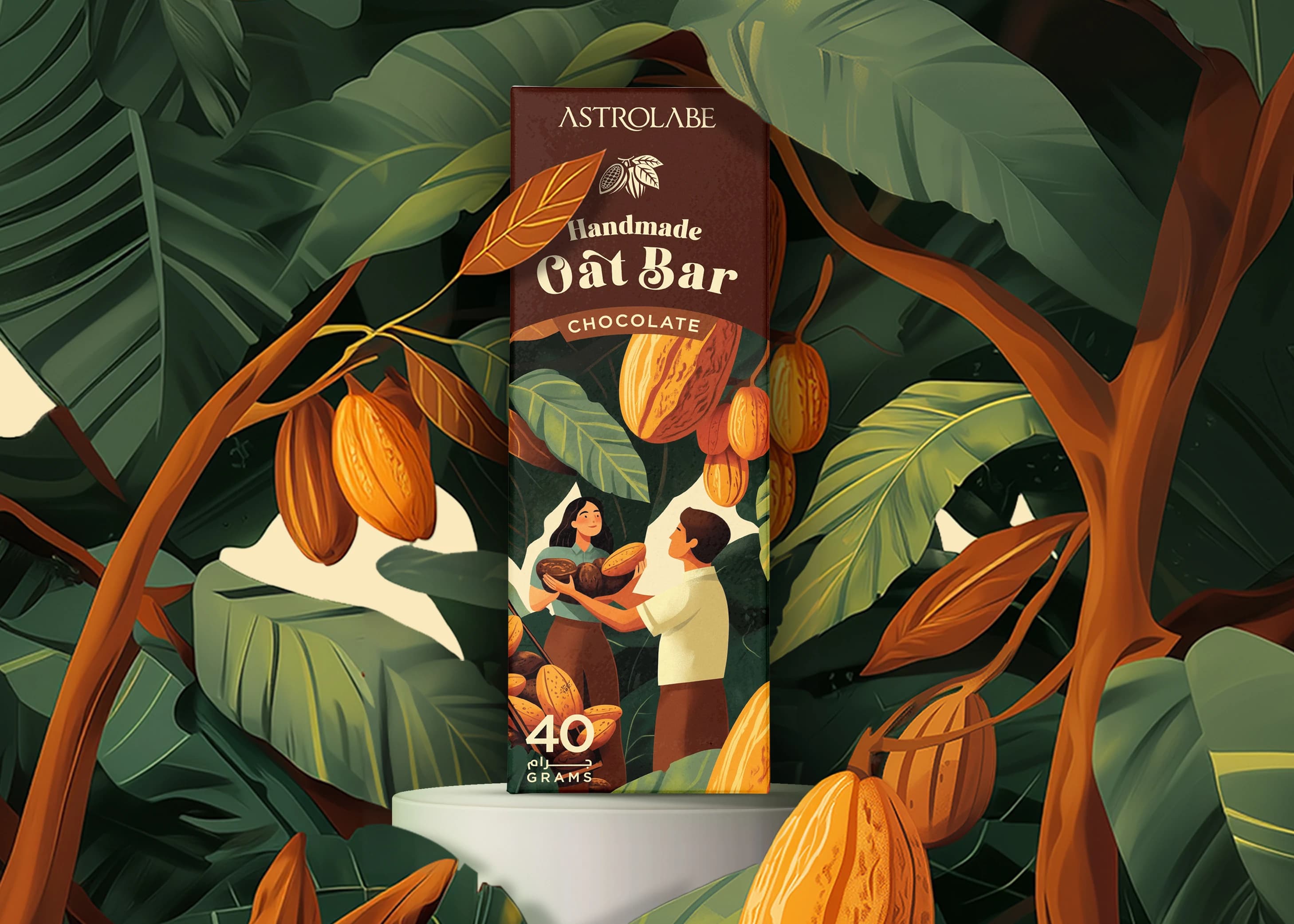 Astrolabe Handmade Orange Oat Bar