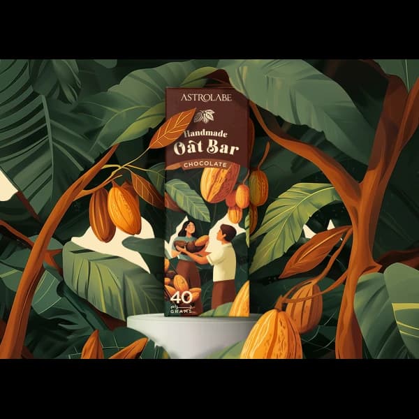 Astrolabe Handmade Orange Oat bar  